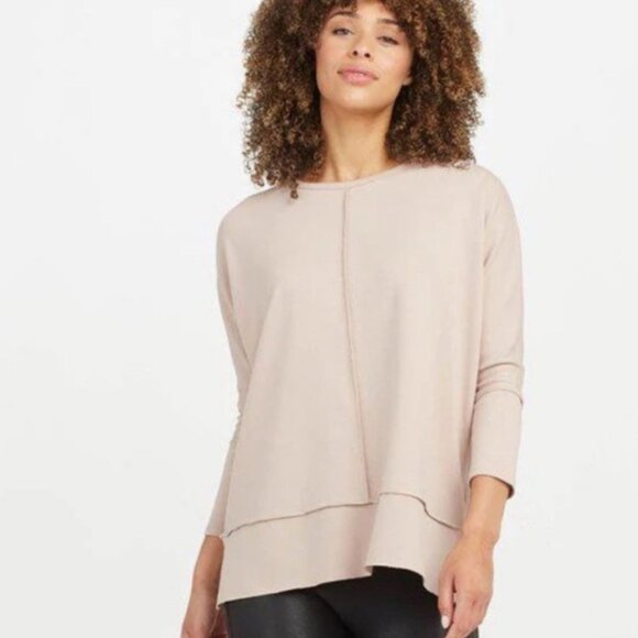 SPANX Perfect Length Dolman Oversized Sweatshirt Sz S - Picture 1 of 10